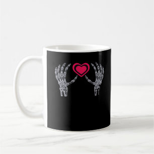 Mug Skeleton Mains Coeur mignon