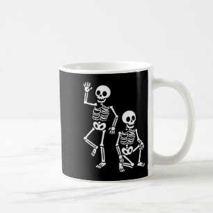 Mug Skeletons de fête subtil Halloween Clic Funny Éffr