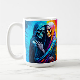 Mug Skeletons enveloppés dans un arc-en-ciel