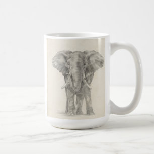 Mug Sketch des éléphants