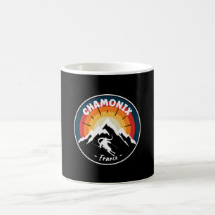 Mug Ski À Chamonix France Vintage