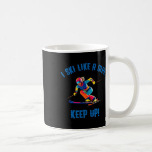 Mug Ski Alpin - Je Ski Comme Une Fille