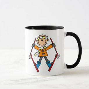 Mug Ski de neige d'hiver