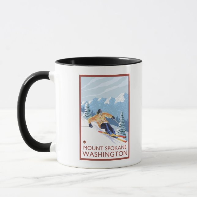 Mug Ski de neige - Mont Spokane, (Gauche)