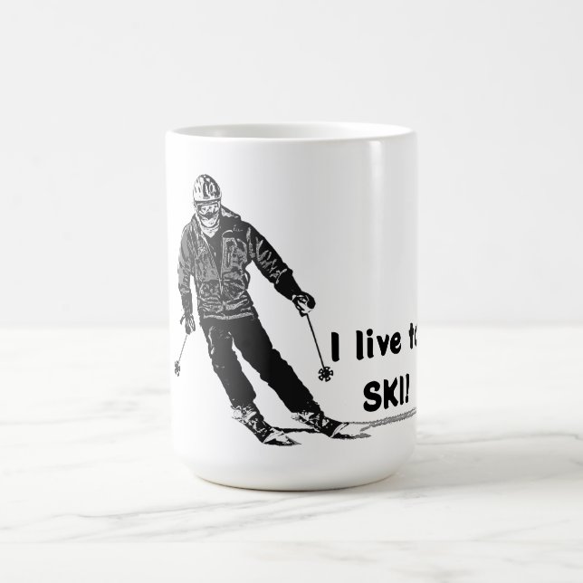 Mug Ski de vacances - Ski de descente (Centre)