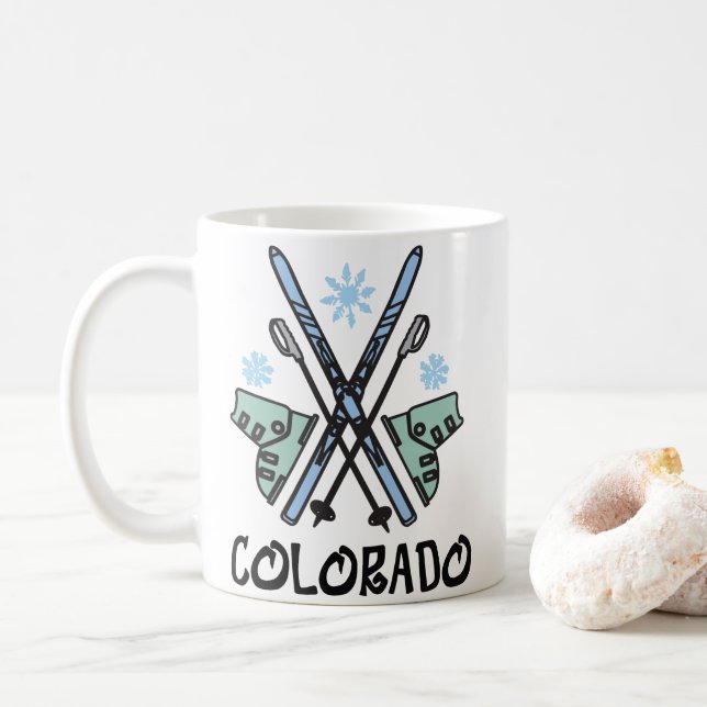 Mug Ski du Colorado (Avec donut)