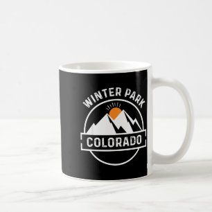 Mug Ski hiver ski neige - parc d'hiver vintage