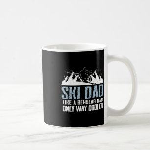Mug Ski Papa Funny Skier Aventure Ski Amateur Citation