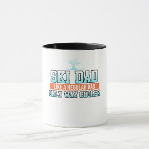 Mug Ski Papa Ski Skier Snowboard Sports d'hiver
