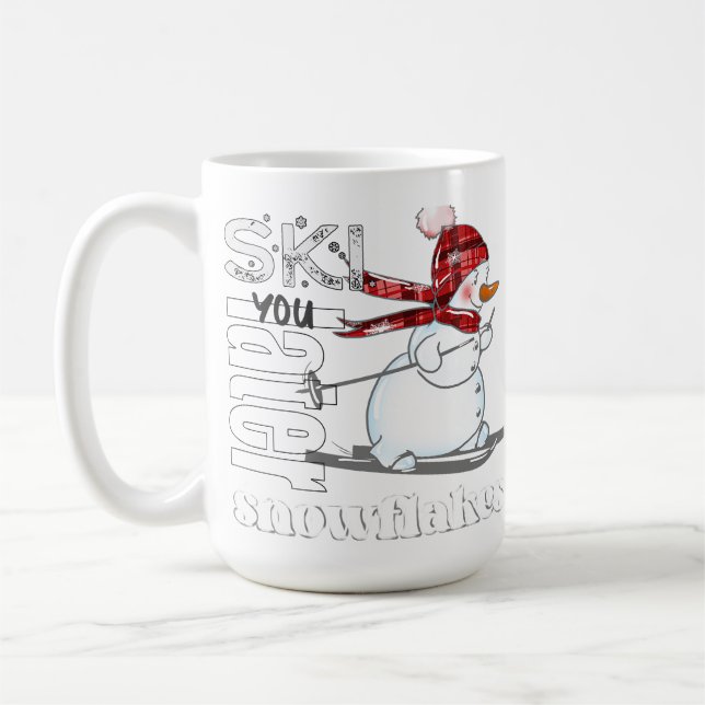 Mug Ski plus tard, des flocons de neige ! (Gauche)