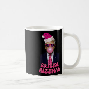 Mug Skibidi Rizzmas Christmas Pink Trump Buble Gum Ch