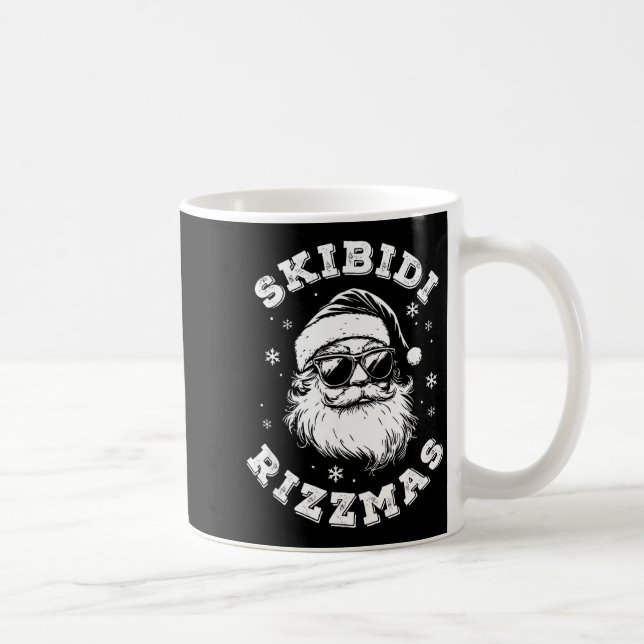 Mug Skibidi Rizzmas Santa Funny Christmas Gen Alpha Sl (Droite)