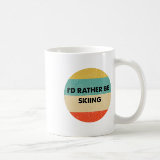 Mug Skier Shirt I'd Rather Be Skiing 