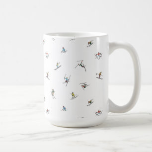 Mug Skieurs d'hiver en action Motif