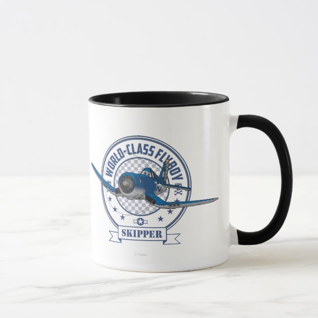 Mug Skipper - Flyboy de classe mondiale (Droite)