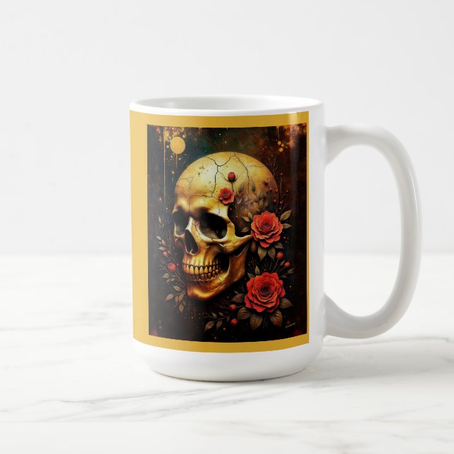Mug Skull and roses (Droite)
