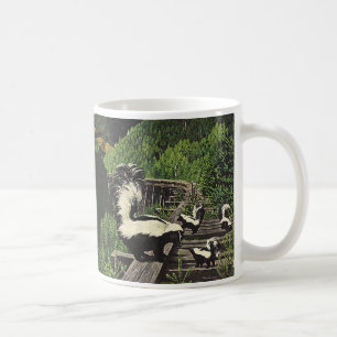 Mug Skunks vintages, animaux sauvages et créatures for
