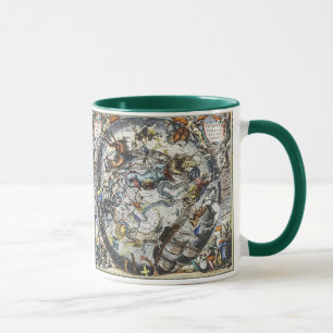 Mug Sky Constellations Carte Vintage