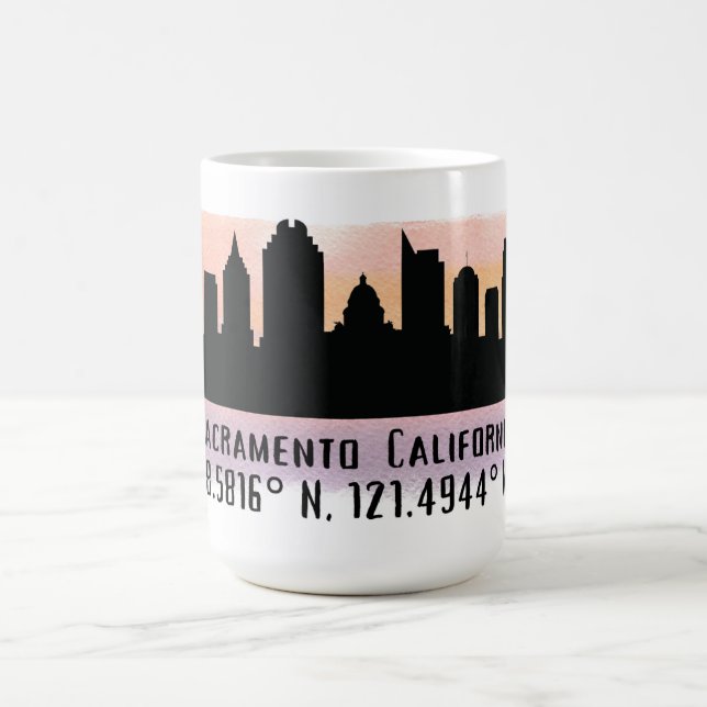 Mug Skyline de Sacramento CA City (Centre)