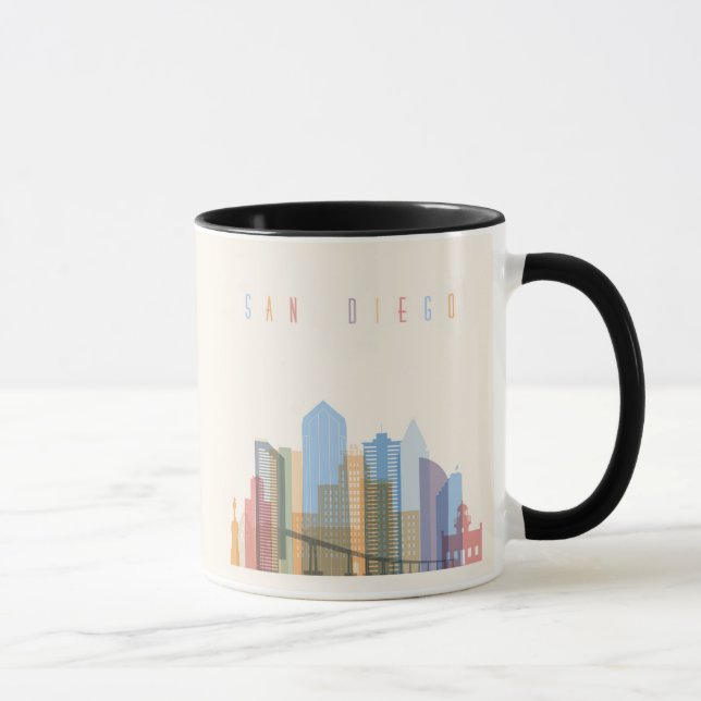 Mug Skyline de San Diego City (Droite)