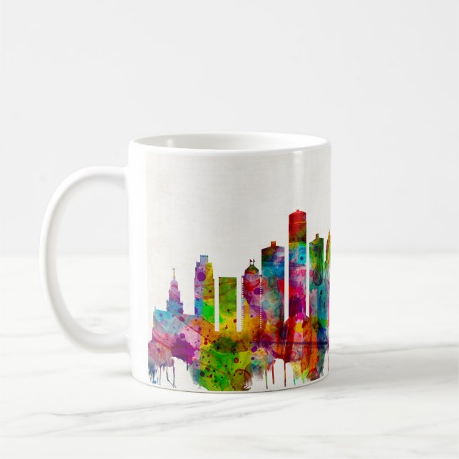 Mug Skyline Detroit Michigan (Gauche)