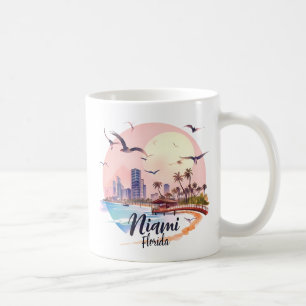 Mug Skyline Miami City Floride