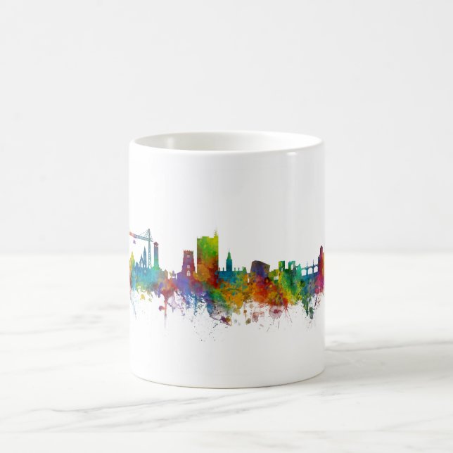 Mug Skyline Newport Wales (Centre)