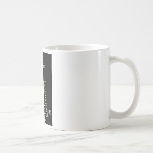 Mug Slam Dunk of Words : Jeu de basket-ball des champi (Droite)