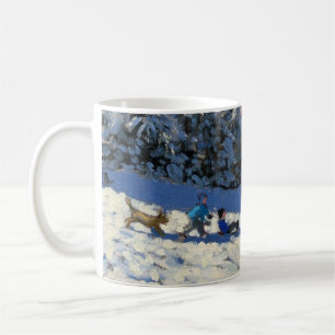 Mug Sledging près de Youlgreave Derbyshire