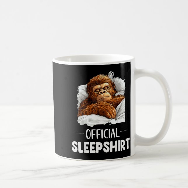 Mug Sleepshirt Sleeng Bigfoot Sasquatch Lovers Pajama  (Droite)