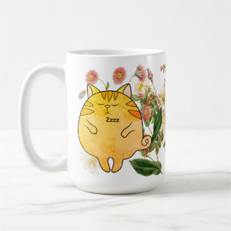 Mug Sleepy Ginger Cat