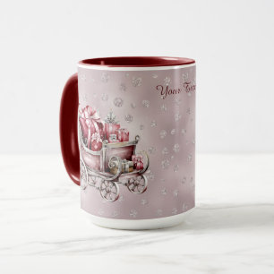 Mug Sleigh De Noël Avec Cadeaux Musique De Vacances