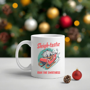 Mug Sleigh-tastique – Un jeu de mots de Noël amusant e