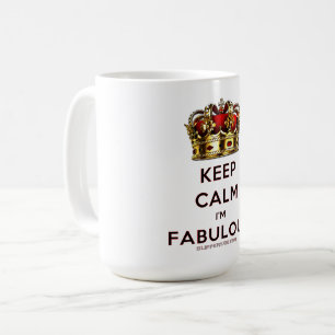 Mug SlipperyJoe's garder calme fabuleux couronne spect
