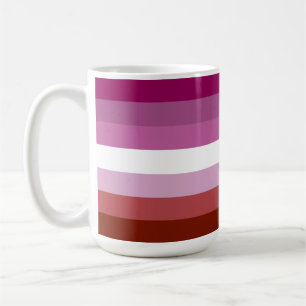 Mug SlipperyJoe's lesbian pride flag feminine communit