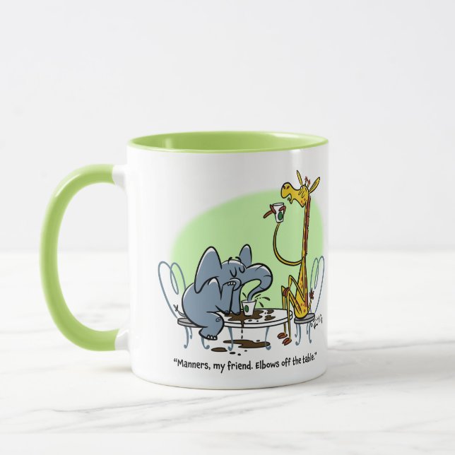 Mug SLOB DE CAFÉ par Jeff Willis Art (Gauche)