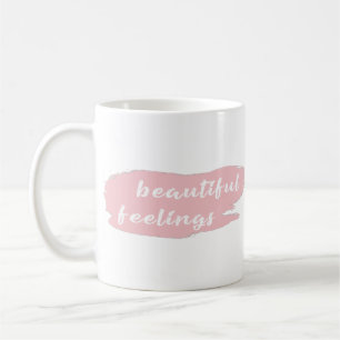 Mug slogan de beaux sentiments