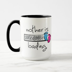 Mug Slogan mother est un loading. Mère, maman ascenda