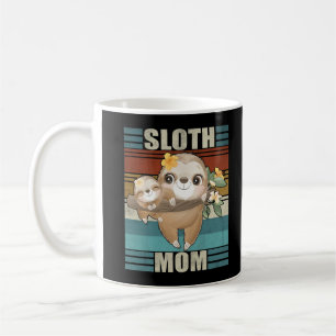 Mug Sloth Maman Fleurs Fête des mères Fête des fées