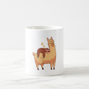 Mug Sloth Riding Llama