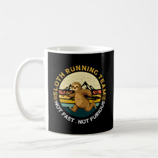 Mug Sloth Running Team Pas Vite Pas Furieux