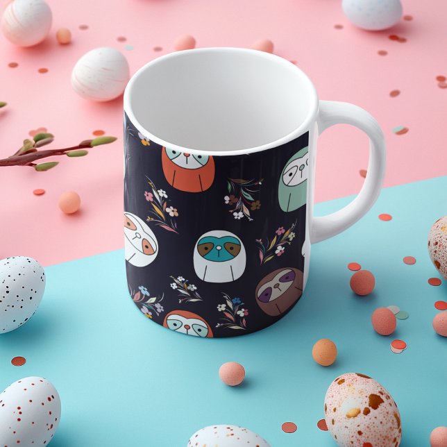 Mug Sloth sombre (cups and mugs)