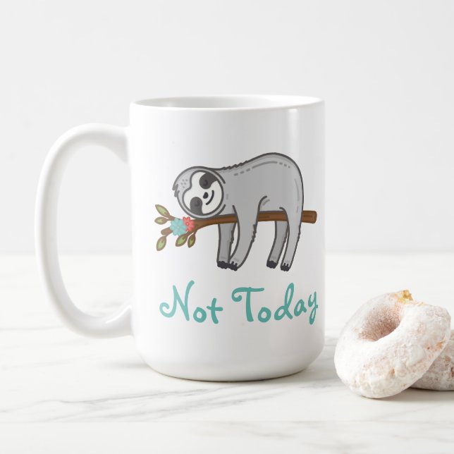 Mug Slothin autour (Avec donut)
