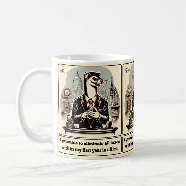 Mug Sly Deal : Le politicien de l'asel (Gauche)