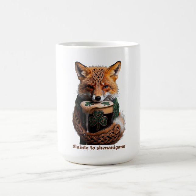 Mug Sly Emerald Fox Toast T-Shirt  (Centre)