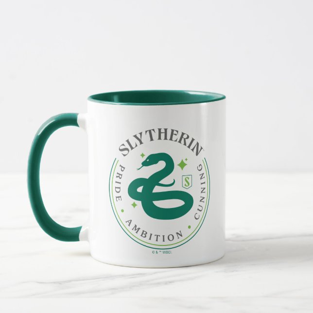 Mug SLYTHERIN™ Insigne de fierté de la Maison du serpe (Gauche)