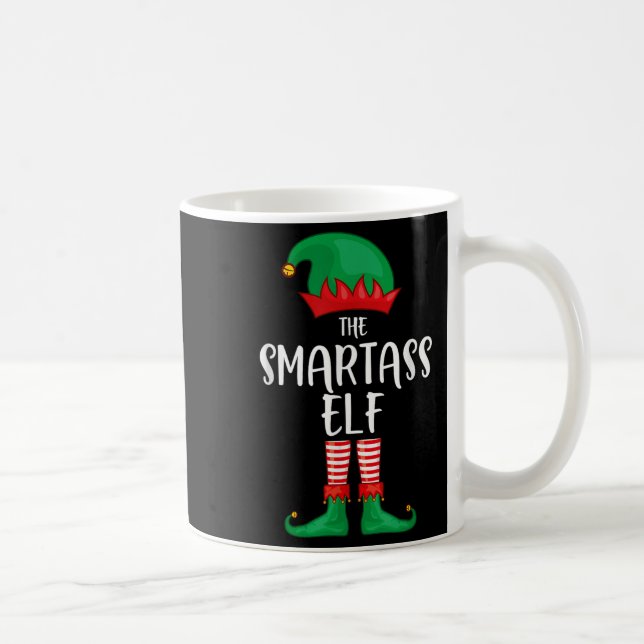 Mug Smart Elf Christmas Party Matching Family Group Pa (Droite)