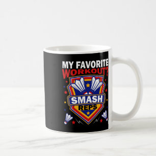 Mug Smash Reps Badminton Jour Raquettes Navettes Qu