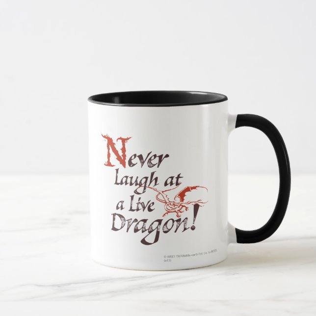 Mug SMAUG™ - Ne Riez Jamais À Un Dragon En Direct (Droite)