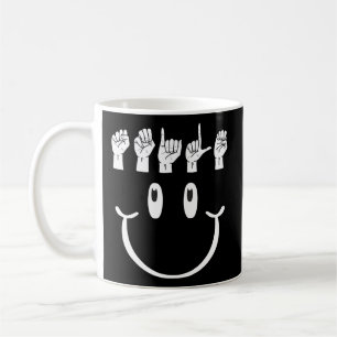Mug Smile Hand Sign Language Asl Interpreter Translato